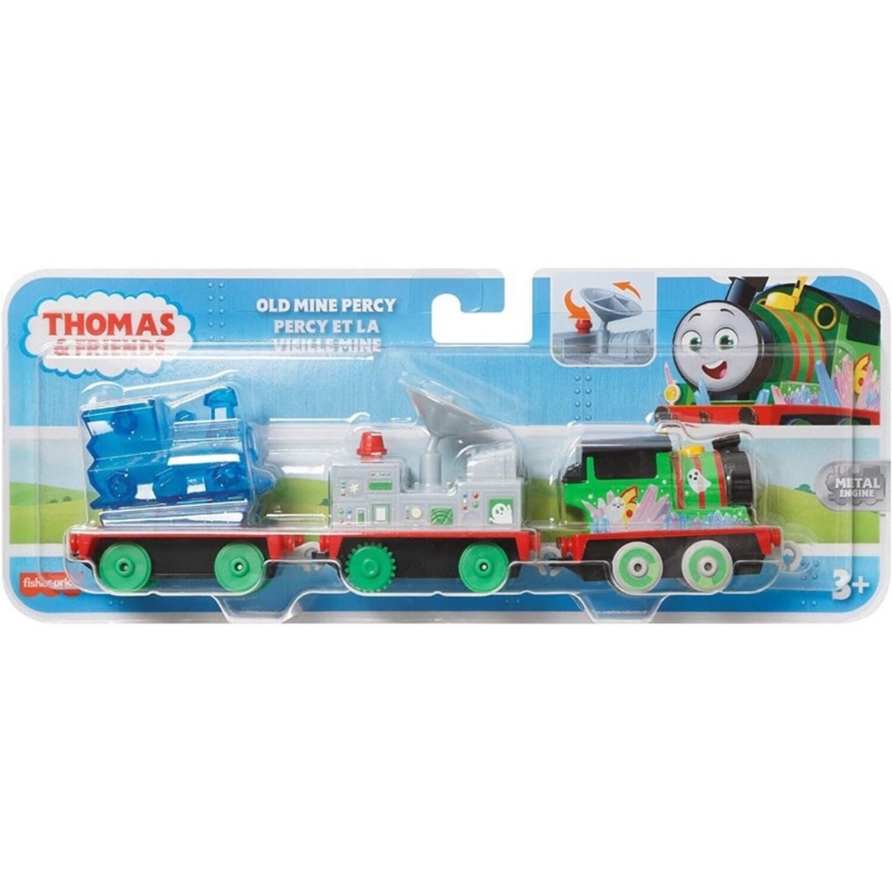 Fisher-Price Thomas & Friends Old Mine Percy Engine die-cast Push-Along Toy NEW